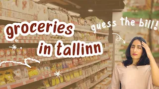 TALLINN GROCERY SHOPPING 🛍️  | Estonia sells THIS in their grocery shops!