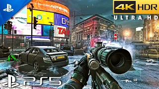 (PS5) ATTACK ON LONDON | Realistic ULTRA Graphics Gameplay [4K 60FPS HDR] Call of Duty