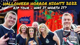 Halloween Horror Nights RIP TOUR- is it worth it? Universal Orlando 2022 🎃