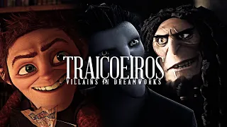 NÃO SÃO CAPAZES DE MUDAR - VILÕES DA DREAMWORKS 4K (2023)