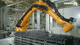 Liebherr – Robotic cell – Automated gear wheel manufacturing