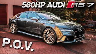 Jak to jest jeździć 560-konnym Audi RS7?