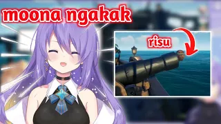 moona ngakak liat kelakuan risu - Hololive ID