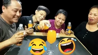 DON'T SPILL THE JUICE CHALLENGE😂🤣😆