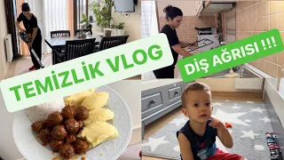 GÜNLÜK TEMİZLİK DÜZEN EV VLOG 🤍 DİŞ AĞRISINDAN UYUYAMADIM 😔 MİSKET KÖFTE 👌🏻