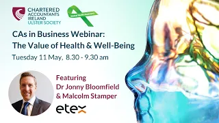 CAB Webinar: The Value of Health & Well-Being