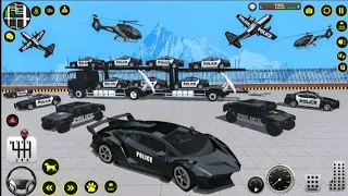 Transporting Police Vehicles In Big Ship - Police Car Transporting Simulator Android Gameplay