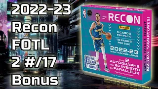 2022-23 Panini Recon Basketball FOTL | 2 Auto per box | One of my favorite sets of the year