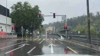 🤯🇨🇭Heavy Rain Drive Switzerland🔥Great Feeling🌧