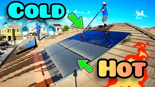 Will SOLAR PANELS CRACK if cleaned with COLD WATER??