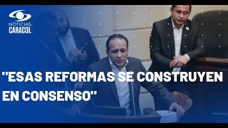 “Hay una ruptura con los aliados”: presidente del Senado sobre qué pasó con las reformas