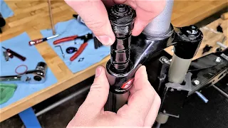 RockShox Fork Full Rebuild Tutorial | How to Service Upper and Lower Legs Every Detail! DIY EASY