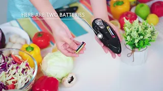 How to use KiTCHENMUH electric can opener