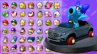 Mario Kart 8 Deluxe - 200cc Boomerang Cup Wave 4 DLC (Light Blue Birdo Gameplay)