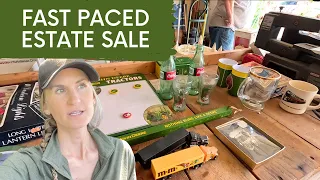 Hunting for a Vintage Farmhouse Scale! ESTATE SALE SHOP WITH ME!