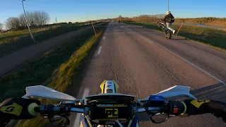 700cc Supermoto | Wheelie Training | Hooligan Ride | 4K 🎬