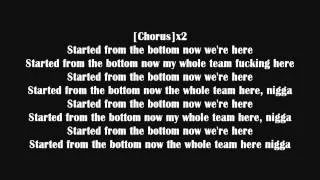 Drake - Started From The Bottom Official Lyrics HD