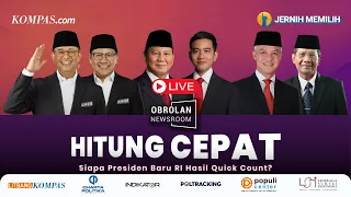 🔴 RANGKAIAN HASIL QUICK COUNT & PERNYATAAN CAPRES CAWAPRES PILPRES 2024 | 14-02-2024