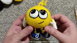 Smiley face chatterbox. A master class in crocheting. The author's toy of Irina Zemskaya.