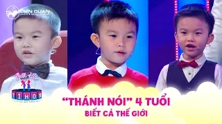 Biệt tài tí hon | "Thánh nói" Minh Khang 4 tuổi và vốn kiến thức khổng lồ khiến ai cũng phải nể