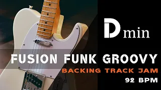 Fusion Funk Groovy Backing Track/Guitar Jam in D minor [The Bay]