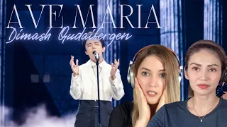 Our reaction to Dimash Kudaibergen ‘s “Ave Maria” || Hовая Волна 2021 Magical! ☁️😇