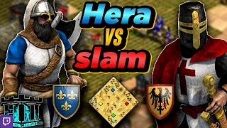 Franks vs Teutons | 1v1 Arabia | vs slam | AoE2