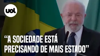 Lula prega durante discurso para policiais que Estado 'cuide das pessoas'