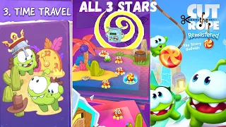 Cut the rope remastered [ Book ] TIME TRAVEL [ All level 3 stars ] Full Walkthrough  Gameplay