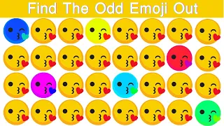 HOW GOOD ARE YOUR EYES #49| Find The Odd Emoji Out | Puzzle Quiz What is the quality of your vision?