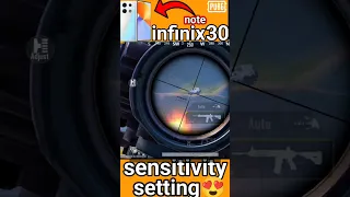 infinix note 30 | 6 x zero recoil sensitivity setting😍 #infinixnote30 #infinixnote305g #oneplusnord