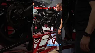 Yamaha R7 Yoshimura exhaust sound test