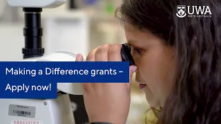 Making a Difference grants – Apply now!