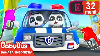 Mobil Polisi Kiki & Miumiu Datang Untuk Isi Bensin | Lagu Ambulans Anak | BabyBus Bahasa Indonesia