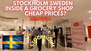 Grocery shop in Stockholm Sweden. take a look and compare prices with your  country