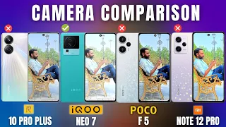 POCO F5 vs iQOO Neo 7 vs Redmi Note 12 Pro vs realme 10 Pro Plus - Camera Test