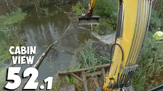 No Kidding This Water Didn't Want To Stop Flowing - Beaver Dam Removal With Excavator No.52.1