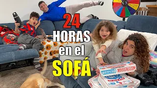 ESTUVIMOS 24H sin BAJARNOS del SOFÁ DEL SÓTANO!|4PLUSONE