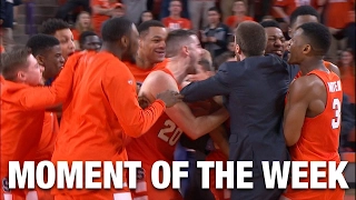 Syracuse Celebrates Tyus Battle Buzzer Beater | Moment of the Week