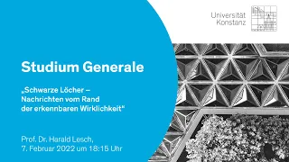 „Schwarze Löcher – Nachrichten vom Rand der erkennbaren Wirklichkeit“