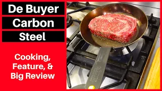 NEW: Big De Buyer Carbon Steel Pan Review & Cooking Feature