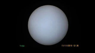 Transit de Mercure devant le Soleil ( images du 11 nov 2019 )