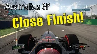 F1 2013 - CLOSE FINISH Sprint Race #14 (LIVE Commentary) Australian GP