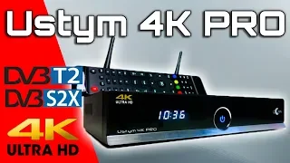 Novelty uClan Ustym 4K PRO first review DVB-S2X / T2 / C receiver