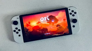 Switch OLED - Ori and the Will of the Wisps Intro + gameplay