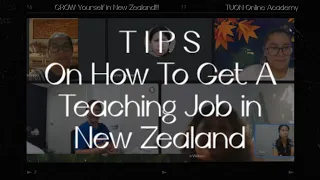 How To Get A Teaching Job in NZ (Pinoy Teachers in NZ Online Meeting)