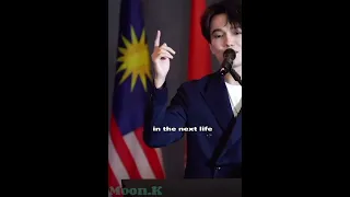 Dimash speaks on the passing of his grandfather 🕊️✨ ~ Malaysia 2023