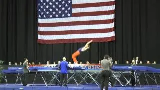 Mitch Dewey - Trampoline Finals - 2014 USA Gymnastics Championships