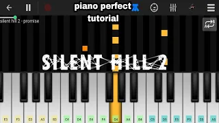 silent hill 2 - promise (perfect piano) mobile piano tutorial