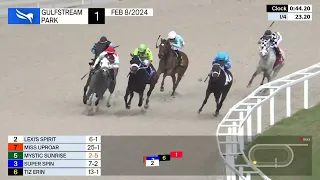 Gulfstream Park Carrera 1 - 8 de Febrero 2024